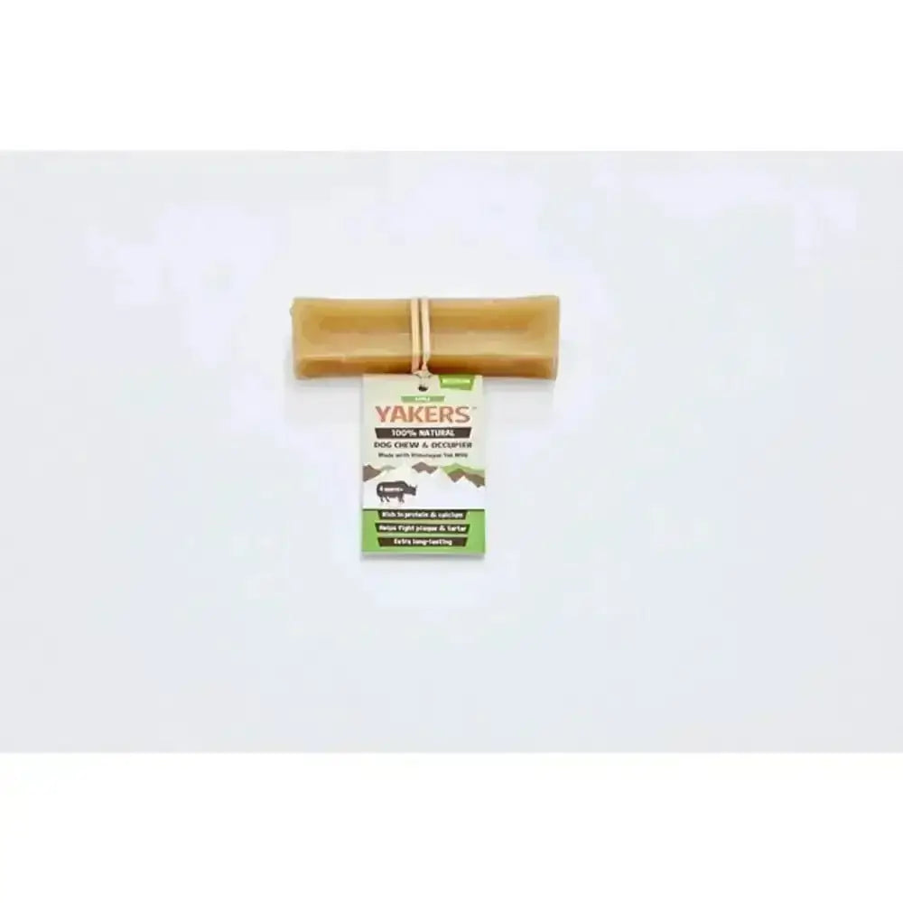 Yakers Apple Dog Chews in popular Yakers range, light brown textured treat