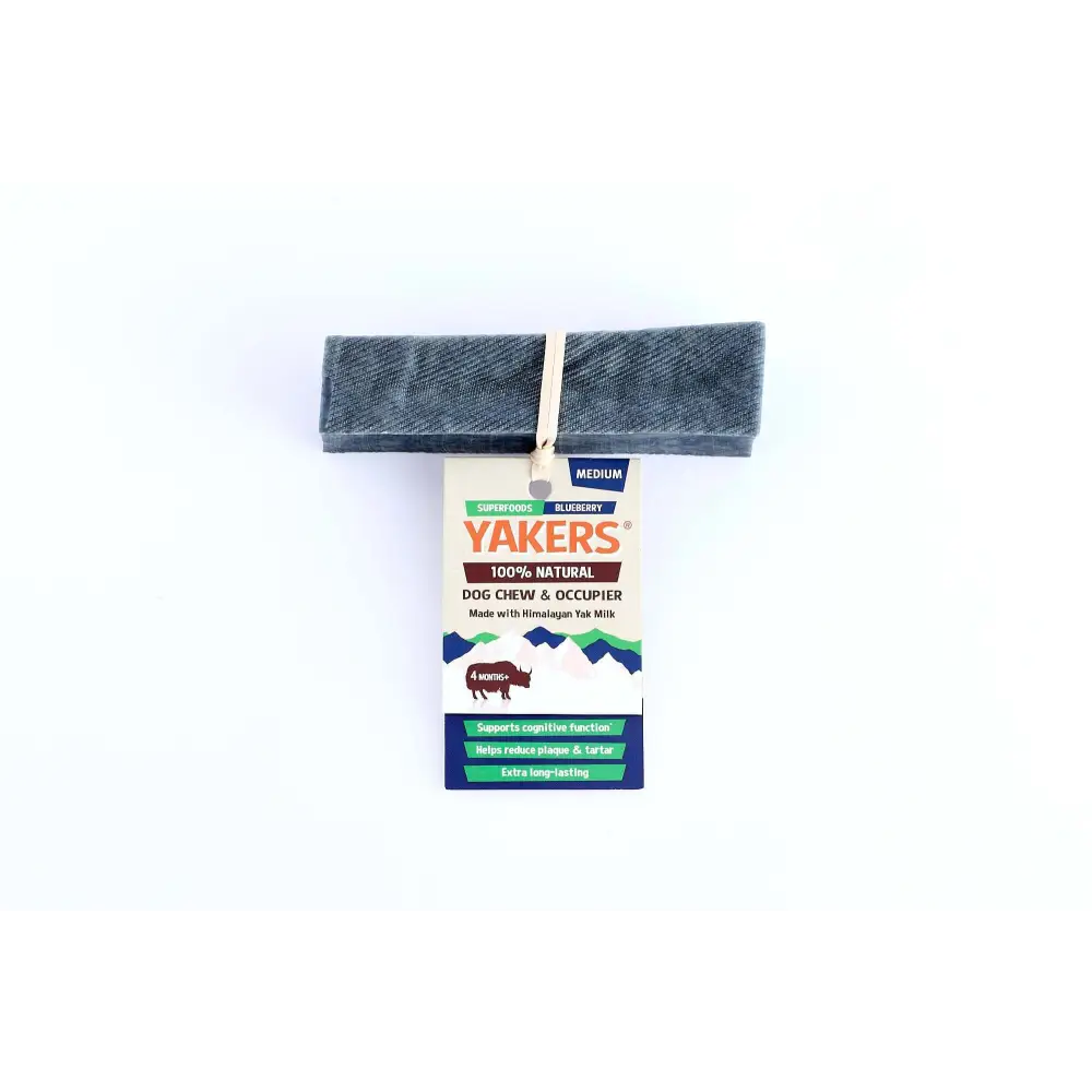 Yakers Blueberry Natural Dog Chew Available Online At The Pets Larder Natural Pet Shop.