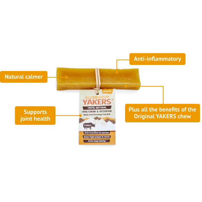 Yakers Turmeric Dog Chew | Natural chews for dogs