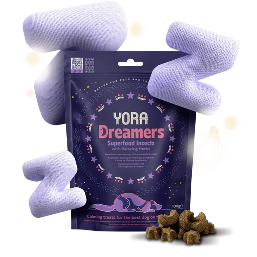 YORA Dog Dreamers 100g - Insect Dog Treats.