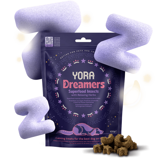 YORA Dog Dreamers 100g - Insect Dog Treats.