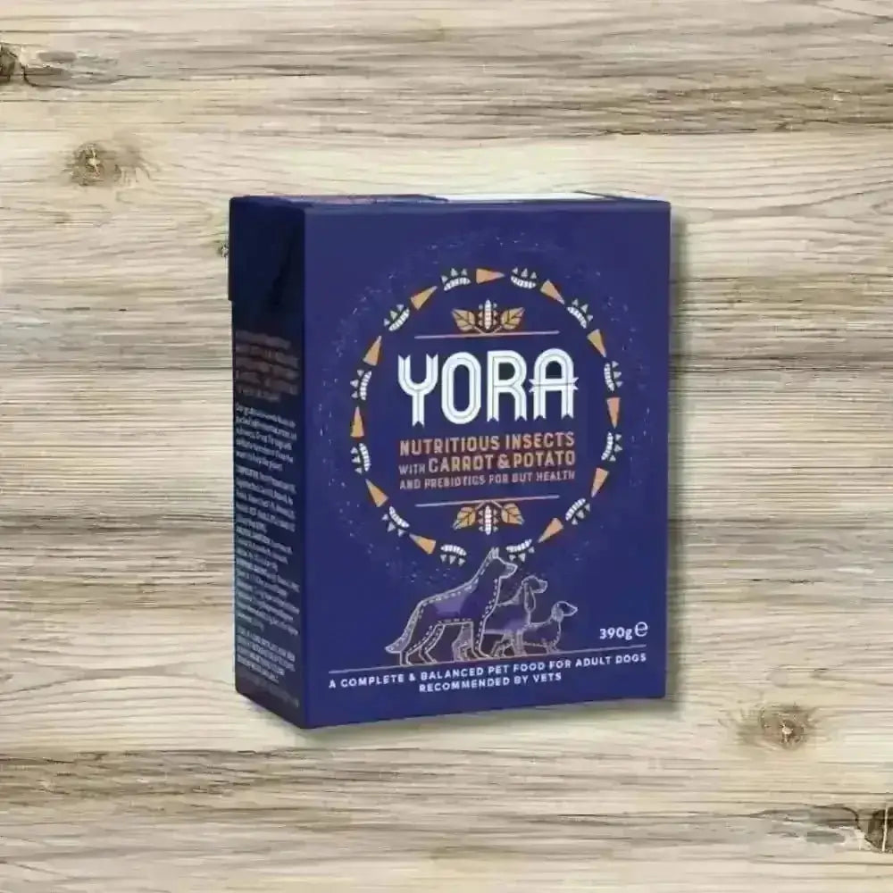Yora Dog Pate Carrot 390g: Insect-Based Wet Food with Balanced Diet