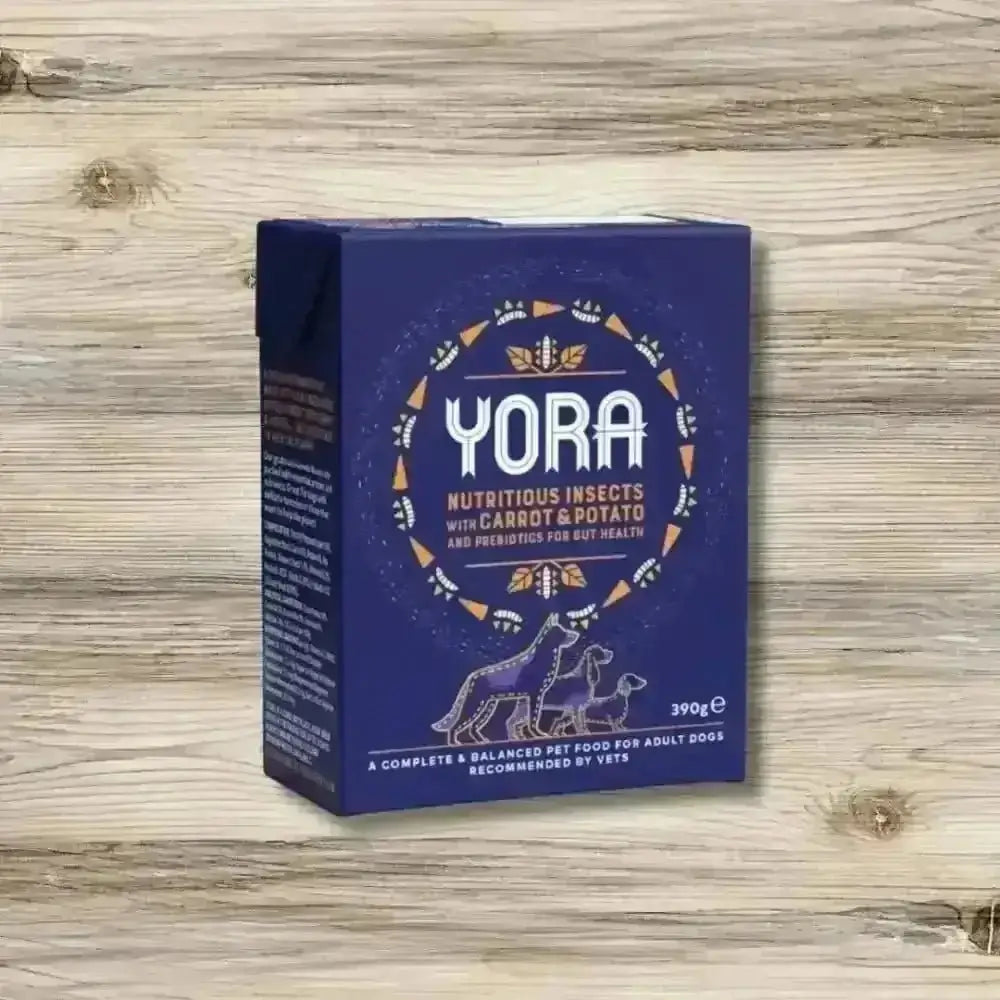 Yora Dog Pate Carrot 390g: Insect-Based Wet Food with Balanced Diet