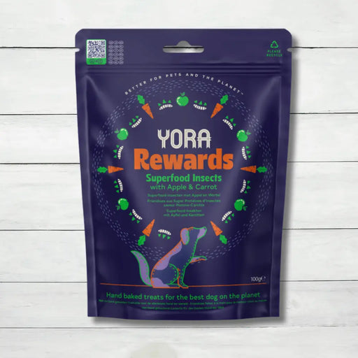 YORA Dog Rewards Carrot & Apple 100g
