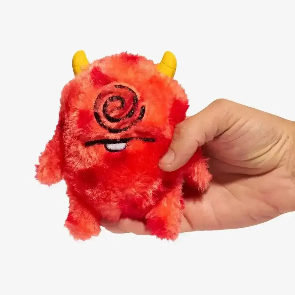 Zee.Dog Cyclops super tough natural plush monster toy with rubber core