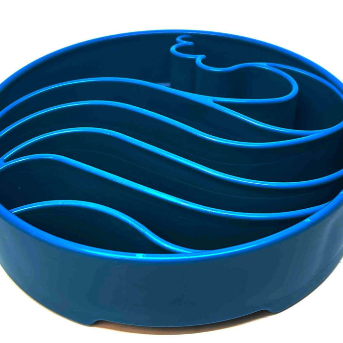 Wave Design Enrichment Slow Feeder Bowl
