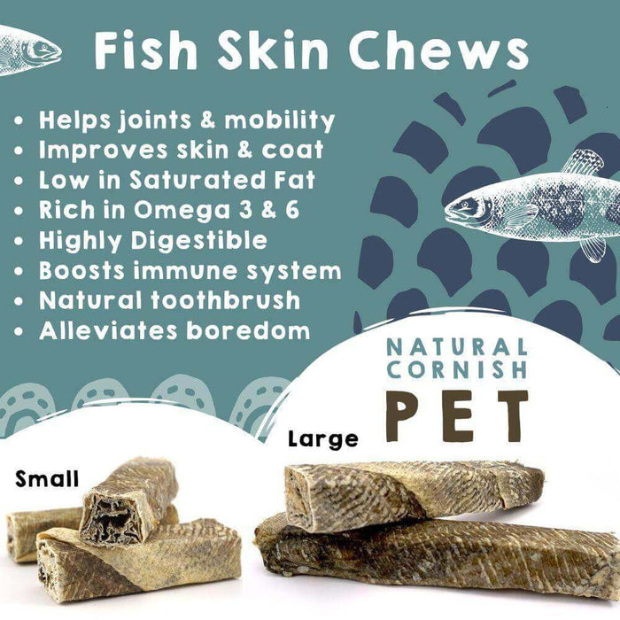 Fish Stick Chew Dog Treats Natural Cornish Pet