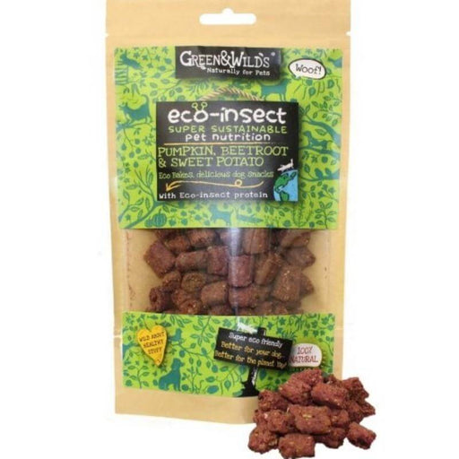 Green & Wilds Eco-insect natural dog treats.