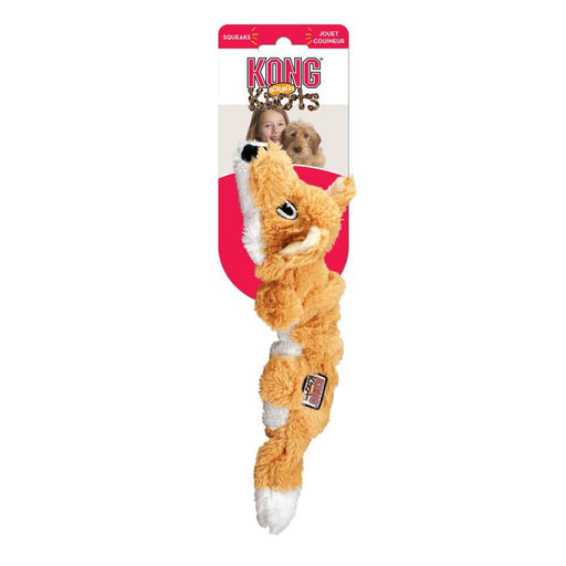 KONG Scrunch Knots Fox Dog Toys KONG
