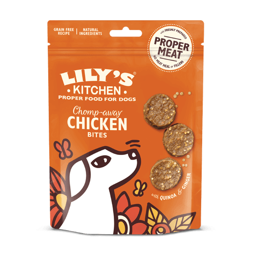 Lily's Kitchen Chomp-Away Chicken Bites Dog Treats Lily's Kitchen