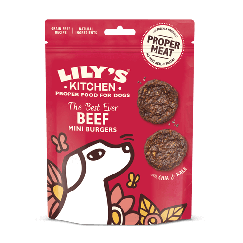 Lily's Kitchen The Best Ever Beef Mini Burgers Dog Treats Lily's Kitchen