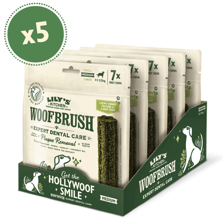 Lily's Kitchen Woofbrush Dental Chews For Dogs - Medium Dog Treats Lily's Kitchen