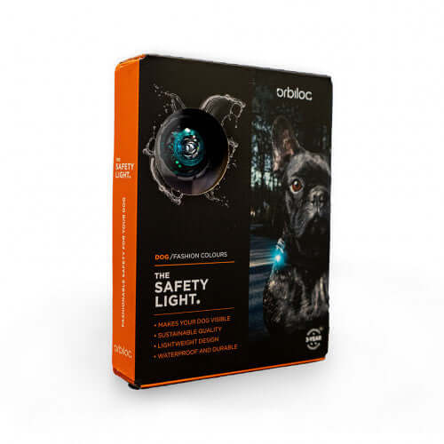 Orbiloc Dog Dual Safety Light - Turquoise Dog Gadgets Orbiloc